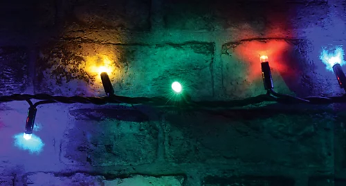 Christmas Festive Connectable Outdoor LED String Lights- Multi Coloured 4 Christmas Festive Connectable Outdoor LED String Lights- Multi Coloured - Image 4