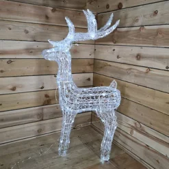Christmas Lit Soft Acrylic Reindeer 160 White LED Indoor Outdoor -Deals Christmas Decor Store christmas lit soft acrylic reindeer 160 white led indoor outdoor5056589180270 03c MP