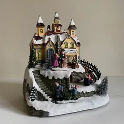 Christmas Toy Shop Scene Ornament With Lights Moving Santa Sleigh And Sound -Deals Christmas Decor Store christmas toy shop scene ornament with lights moving santa sleigh and sound5060575104546 03c MP