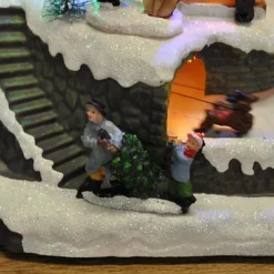 Christmas Toy Shop Scene Ornament With Lights Moving Santa Sleigh And Sound -Deals Christmas Decor Store christmas toy shop scene ornament with lights moving santa sleigh and sound5060575104546 04c MP