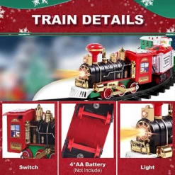 Christmas Tree Train Set-Around The Tree Xmas Home Decoration Novelty Decoration Festive Light Up Realistic Sound Battery Operated 6 Christmas Tree Train Set-Around The Tree Xmas Home Decoration Novelty Decoration Festive Light Up Realistic Sound Battery Operated -Deals Christmas Decor Store christmas tree train set around the tree xmas home decoration novelty decoration festive light up realistic sound battery operated5056141000671 03c MP