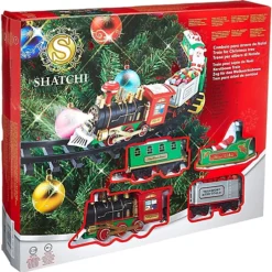 Christmas Tree Train Set-Around The Tree Xmas Home Decoration Novelty Decoration Festive Light Up Realistic Sound Battery Operated 7 Christmas Tree Train Set-Around The Tree Xmas Home Decoration Novelty Decoration Festive Light Up Realistic Sound Battery Operated -Deals Christmas Decor Store christmas tree train set around the tree xmas home decoration novelty decoration festive light up realistic sound battery operated5056141000671 04c MP