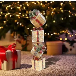 CHRISTMAS VILLAGE Christmas Light Up Snow Gift Boxes - 35 White LED Lights, Snow Effect Xmas Decorations - Set Of 4 5 CHRISTMAS VILLAGE Christmas Light Up Snow Gift Boxes - 35 White LED Lights, Snow Effect Xmas Decorations - Set Of 4 -Deals Christmas Decor Store christmas village christmas light up snow gift boxes 35 white led lights snow effect xmas decorations set of 45056295308265 02c MP