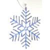 CHRISTMAS VILLAGE Christmas Snowflake Fairy Light For Home & Office - Comes With 30 LED Lights & Timer, Perfect Xmas Decorations