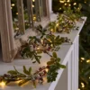 Copper Mistletoe Light Up 1.6m Christmas Garland