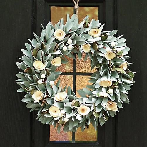 Crocus And Berry Summer Autumn Winter Door Decoration Christmas Wreath 36cm 1 Crocus And Berry Summer Autumn Winter Door Decoration Christmas Wreath 36cm