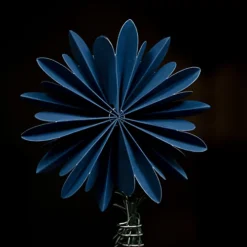 Dasher Navy Paper Christmas Tree Topper