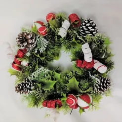 Decorative Christmas Candle Ring Mini Artificial Wreath Decoration Spirals 30cm -Deals Christmas Decor Store decorative christmas candle ring mini artificial wreath decoration spirals 30cm5053844055694 04c MP