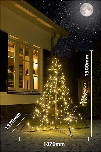 FAIRYBELL All Surface Outdoor Garden 1.5M Christmas Tree Decoration With 240 LED Lights 2 FAIRYBELL All Surface Outdoor Garden 1.5M Christmas Tree Decoration With 240 LED Lights - Image 2