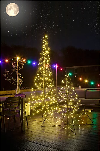 FAIRYBELL All Surface Outdoor Garden 1.5M Christmas Tree Decoration With 240 LED TWINKLE Lights 3 FAIRYBELL All Surface Outdoor Garden 1.5M Christmas Tree Decoration With 240 LED TWINKLE Lights - Image 3