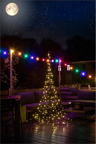 FAIRYBELL All Surface Outdoor Garden 2M Christmas Tree Decoration With 240 LED Lights 3 FAIRYBELL All Surface Outdoor Garden 2M Christmas Tree Decoration With 240 LED Lights - Image 3