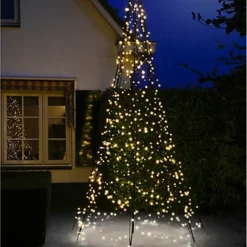 FAIRYBELL All Surface Outdoor Garden 4M Christmas Tree Decoration With 640 LED TWINKLE Lights