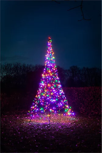 FAIRYBELL All Surface Outdoor Garden 4M Christmas Tree Decoration With 640 Multi-Coloured LED Lights 1 FAIRYBELL All Surface Outdoor Garden 4M Christmas Tree Decoration With 640 Multi-Coloured LED Lights