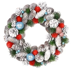 Festive Folly Summer Autumn Winter Door Decoration Christmas Wreath 36cm 5 Festive Folly Summer Autumn Winter Door Decoration Christmas Wreath 36cm -Deals Christmas Decor Store festive folly summer autumn winter door decoration christmas wreath 36cm5060633947177 02c MP