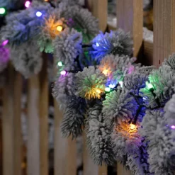Festive Indoor & Outdoor 5ft Christmas Tree Lights 520 Pastel Multicoloured LEDs -Deals Christmas Decor Store festive indoor outdoor 5ft christmas tree lights 520 pastel multicoloured leds5020244180714 04c MP