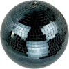 FXLab Party Event Festive Christmas Black Disco Mirror Ball 300mm