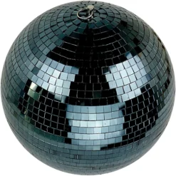 FXLab Party Event Festive Christmas Black Disco Mirror Ball 300mm