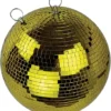 FXLab Party Event Festive Christmas Gold Disco Mirror Ball 500mm