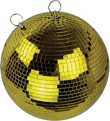 FXLab Party Event Festive Christmas Gold Disco Mirror Ball 500mm 1 FXLab Party Event Festive Christmas Gold Disco Mirror Ball 500mm