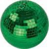 FXLab Party Event Festive Christmas Green Mirror Disco Ball 200mm