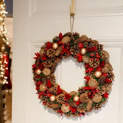 Giant Canterbury Summer Autumn Winter Door Decoration Christmas Wreath 50cm -Deals Christmas Decor Store giant canterbury summer autumn winter door decoration christmas wreath 50cm5060633947313 03c MP