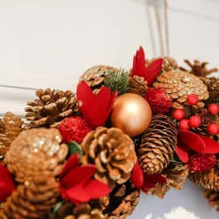 Giant Canterbury Summer Autumn Winter Door Decoration Christmas Wreath 50cm -Deals Christmas Decor Store giant canterbury summer autumn winter door decoration christmas wreath 50cm5060633947313 04c MP