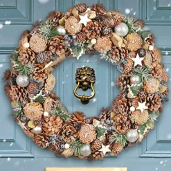 Giant Ivy Summer Autumn Winter Door Decoration Christmas Wreath 50cm