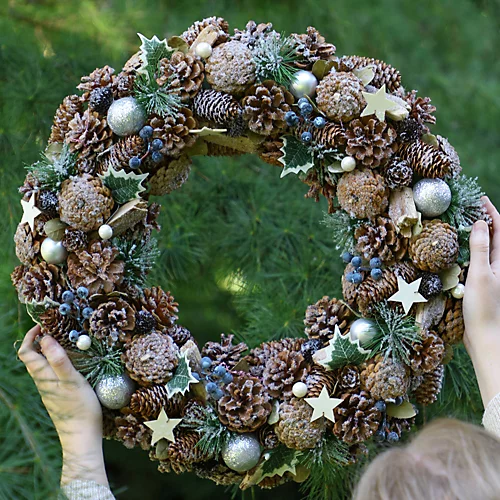 Giant Ivy Summer Autumn Winter Door Decoration Christmas Wreath 50cm 3 Giant Ivy Summer Autumn Winter Door Decoration Christmas Wreath 50cm - Image 3