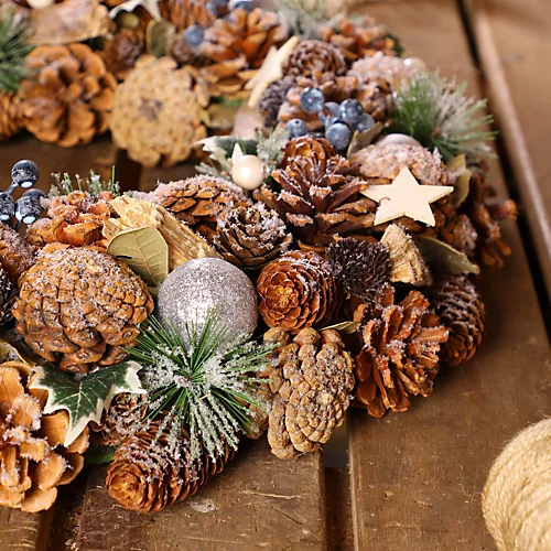 Giant Ivy Summer Autumn Winter Door Decoration Christmas Wreath 50cm 4 Giant Ivy Summer Autumn Winter Door Decoration Christmas Wreath 50cm - Image 4