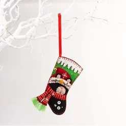 Handmade Felt Cat Christmas Tree Treats Stocking - 15.5 Cm -Deals Christmas Decor Store handmade felt cat christmas tree treats stocking 15 5 cm5060733450850 02c MP