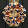 Harvest Floral Summer Autumn Winter Door Decoration Christmas Wreath 35cm