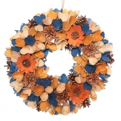 Harvest Floral Summer Autumn Winter Door Decoration Christmas Wreath 35cm -Deals Christmas Decor Store harvest floral summer autumn winter door decoration christmas wreath 35cm5060633940963 02c MP