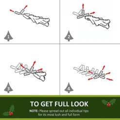 HOMCOM 2.7M Artificial Christmas Garland Pine Cones Decorations Seasonal Style -Deals Christmas Decor Store homcom 2 7m artificial christmas garland pine cones decorations seasonal style5056399115769 06c MP