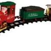 Home Festive Battery Operated Musical Christmas Train Set Ornament- 377cm Of Track