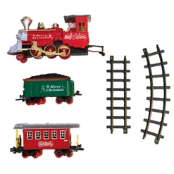 Home Festive Battery Operated Musical Christmas Train Set Ornament- 377cm Of Track -Deals Christmas Decor Store home festive battery operated musical christmas train set ornament 377cm of track5021196809463 03c MP