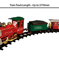 Home Festive Battery Operated Musical Christmas Train Set Ornament- 377cm Of Track -Deals Christmas Decor Store home festive battery operated musical christmas train set ornament 377cm of track5021196809463 04c MP