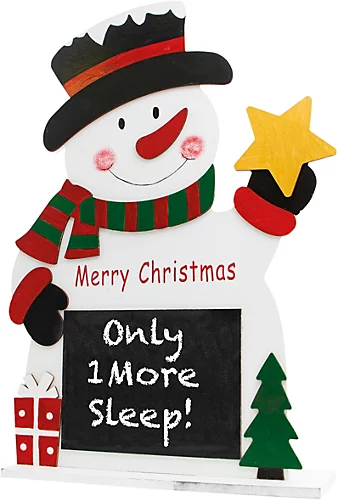 Home Festive Wooden Snowman Chalkboard Christmas Ornament 1 Home Festive Wooden Snowman Chalkboard Christmas Ornament