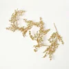 Homescapes Gold Glitter Berry Christmas Garland 180 Cm