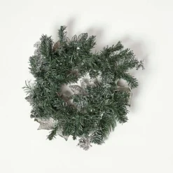 Homescapes Mint Green & Silver Christmas Wreath 7 Homescapes Mint Green & Silver Christmas Wreath -Deals Christmas Decor Store homescapes mint green silver christmas wreath5056280723233 04c MP