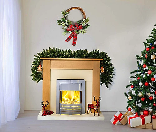 Imperial Pine Green W/Warm White Leds Christmas Christmas Garland 3 Imperial Pine Green W/Warm White Leds Christmas Christmas Garland - Image 3