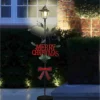 Indoor / Outdoor 114cm Tall Christmas Lantern Light - Merry Christmas