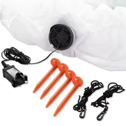 Inflatable Christmas Decoration - Waving Santa With LED Lights - 1.8m (6ft) -Deals Christmas Decor Store inflatable christmas decoration waving santa with led lights 1 8m 6ft 5031300097518 03c MP