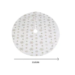 Large Christmas Tree Skirt White Gold Snowflakes Faux Fur Tree Trim Mat 110cm 6 Large Christmas Tree Skirt White Gold Snowflakes Faux Fur Tree Trim Mat 110cm -Deals Christmas Decor Store large christmas tree skirt white gold snowflakes faux fur tree trim mat 110cm8438557304197 03c MP