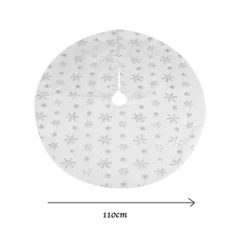 Large Christmas Tree Skirt White Silver Snowflakes Faux Fur Tree Trim Mat 110cm 5 Large Christmas Tree Skirt White Silver Snowflakes Faux Fur Tree Trim Mat 110cm -Deals Christmas Decor Store large christmas tree skirt white silver snowflakes faux fur tree trim mat 110cm8438545060203 02c MP