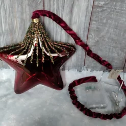 Large Red LED Christmas Star Rope Light 15 Micro LEDs In 20cm Red Tinted Star -Deals Christmas Decor Store large red led christmas star rope light 15 micro leds in 20cm red tinted star8720194692424 03c MP