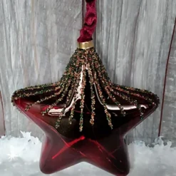 Large Red LED Christmas Star Rope Light 15 Micro LEDs In 20cm Red Tinted Star -Deals Christmas Decor Store large red led christmas star rope light 15 micro leds in 20cm red tinted star8720194692424 04c MP