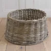 Large Woven Tree Skirt - Basket Style Christmas Tree Base - Measures H30cm X Top Dia.50cm, Base Dia. 60cm
