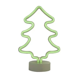 Lighting Collection Ghent Green Neon Christmas Tree Light