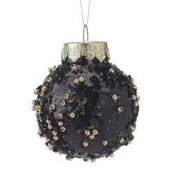 Livingandhome 25Pcs Gold And Black Christmas Ball Ornament Set -Deals Christmas Decor Store livingandhome 25pcs gold and black christmas ball ornament set0735940252096 04c MP