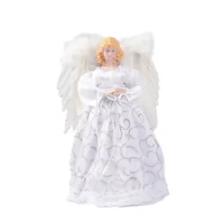 Livingandhome Angel Christmas Tree Topper With Multi LED Lights Home Decor -Deals Christmas Decor Store livingandhome angel christmas tree topper with multi led lights home decor0735940261425 04c MP